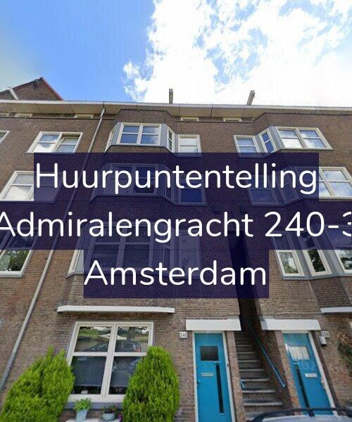 Foto gevel Huurpuntentelling voor Admiralengracht 240-3, Amsterdam