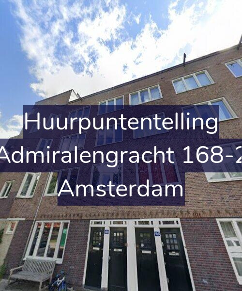 Foto gevel Huurpuntentelling voor Admiralengracht 168-2, Amsterdam