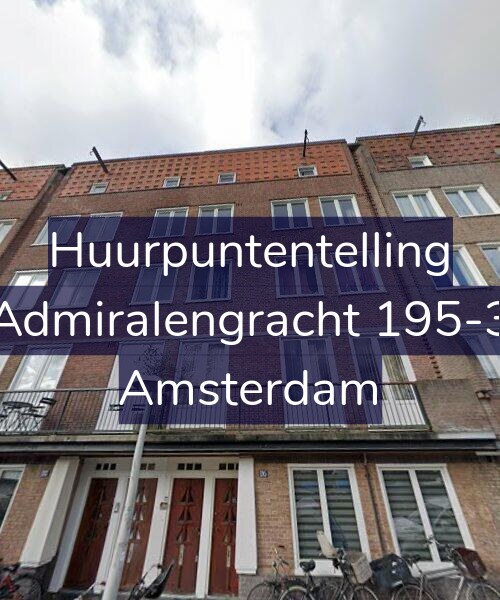 Foto gevel Huurpuntentelling voor Admiralengracht 195-3, Amsterdam