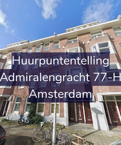 Foto gevel Huurpuntentelling voor Admiralengracht 77-H, Amsterdam