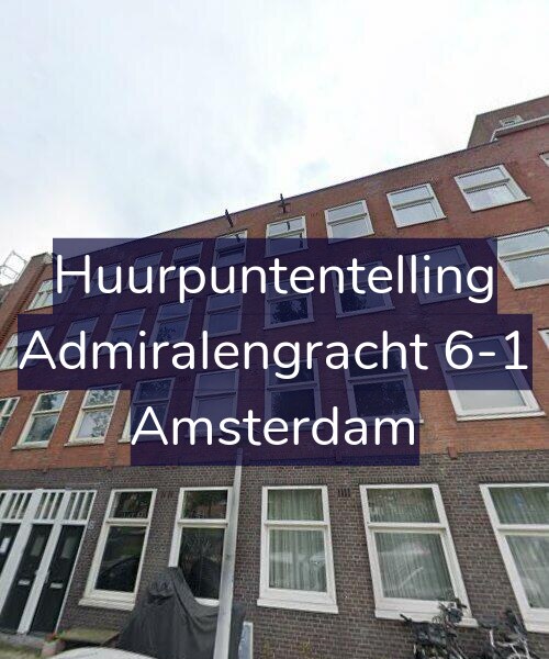 Foto gevel Huurpuntentelling voor Admiralengracht 6-1, Amsterdam