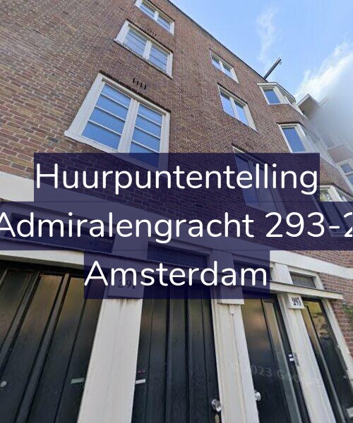 Foto gevel Huurpuntentelling voor Admiralengracht 293-2, Amsterdam