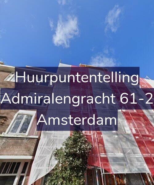 Foto gevel Huurpuntentelling voor Admiralengracht 61-2, Amsterdam