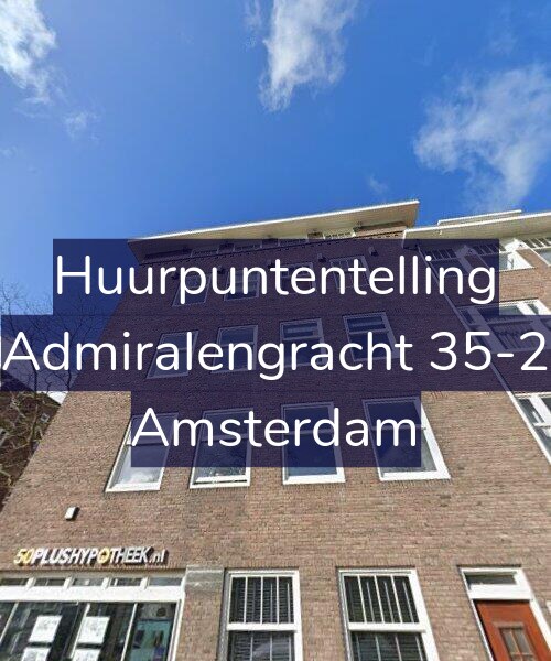Foto gevel Huurpuntentelling voor Admiralengracht 35-2, Amsterdam