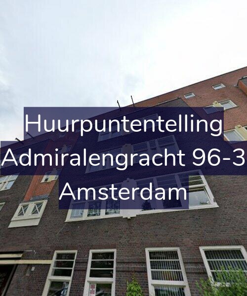 Foto gevel Huurpuntentelling voor Admiralengracht 96-3, Amsterdam