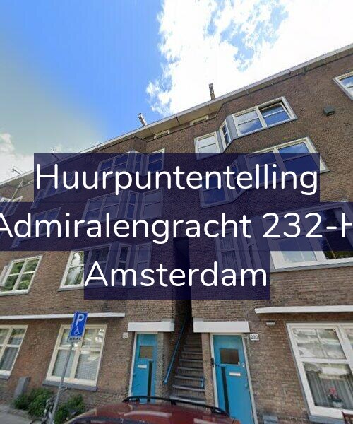 Foto gevel Huurpuntentelling voor Admiralengracht 232-H, Amsterdam