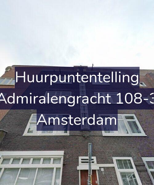 Foto gevel Huurpuntentelling voor Admiralengracht 108-3, Amsterdam