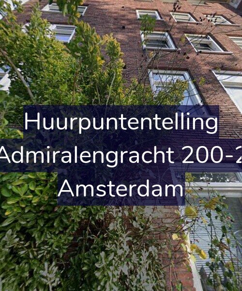 Foto gevel Huurpuntentelling voor Admiralengracht 200-2, Amsterdam