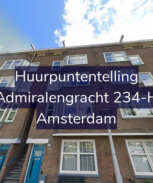 Foto gevel Huurpuntentelling voor Admiralengracht 234-H, Amsterdam