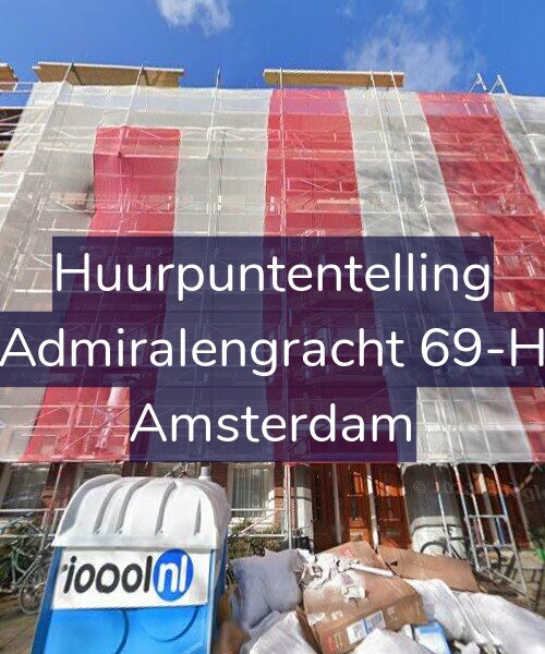 Foto gevel Huurpuntentelling voor Admiralengracht 69-H, Amsterdam