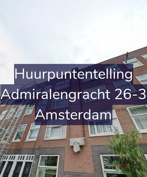 Foto gevel Huurpuntentelling voor Admiralengracht 26-3, Amsterdam