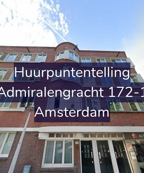 Foto gevel Huurpuntentelling voor Admiralengracht 172-1, Amsterdam