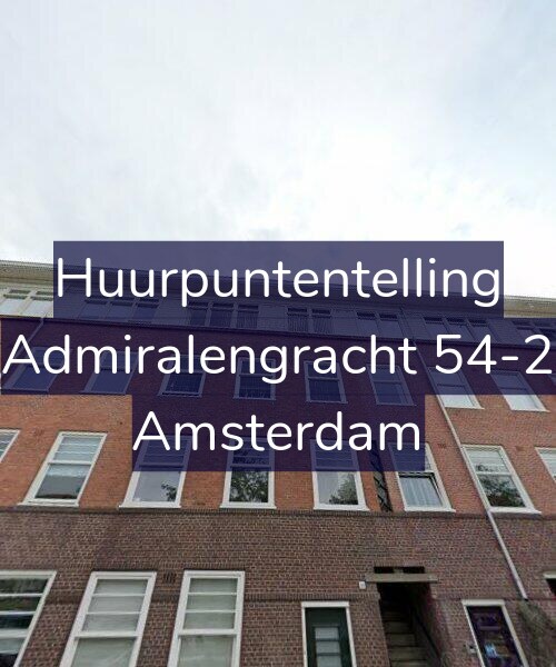 Foto gevel Huurpuntentelling voor Admiralengracht 54-2, Amsterdam