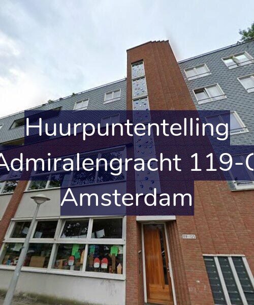Foto gevel Huurpuntentelling voor Admiralengracht 119-G, Amsterdam
