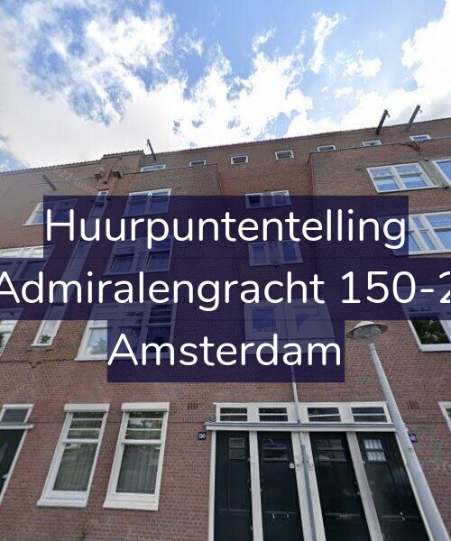 Foto gevel Huurpuntentelling voor Admiralengracht 150-2, Amsterdam