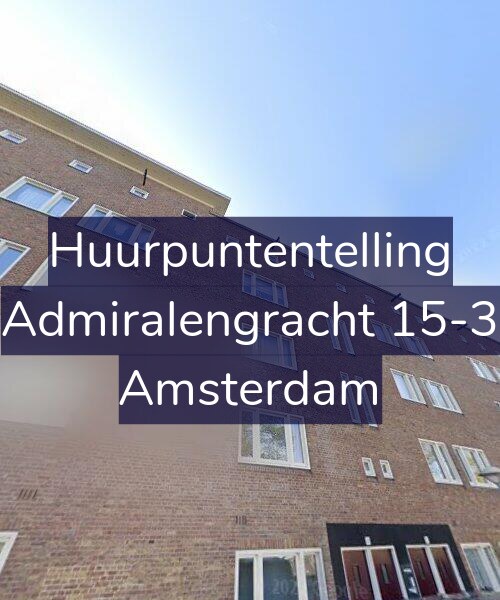 Foto gevel Huurpuntentelling voor Admiralengracht 15-3, Amsterdam