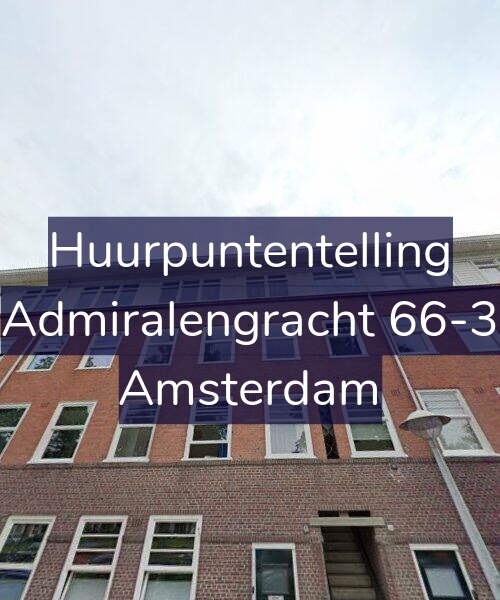 Foto gevel Huurpuntentelling voor Admiralengracht 66-3, Amsterdam