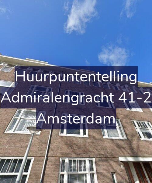 Foto gevel Huurpuntentelling voor Admiralengracht 41-2, Amsterdam