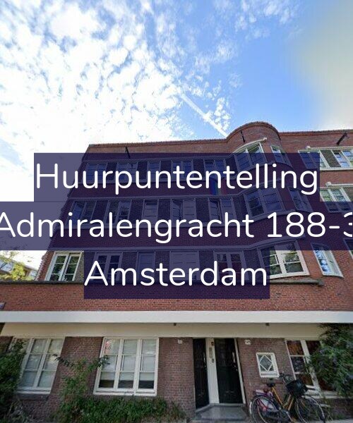 Foto gevel Huurpuntentelling voor Admiralengracht 188-3, Amsterdam