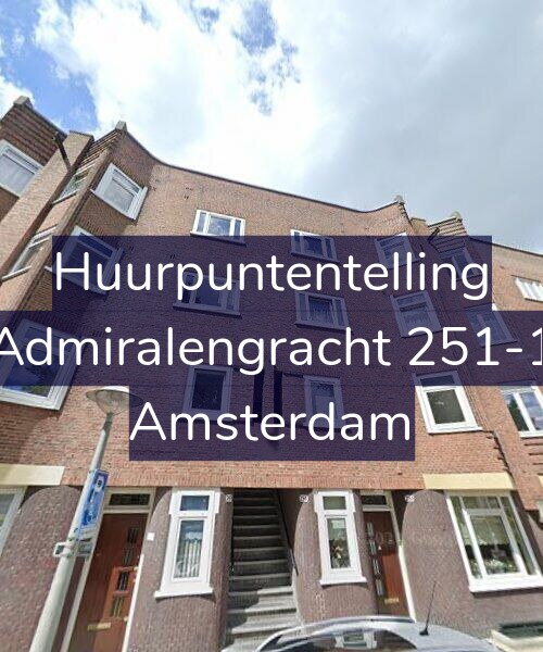 Foto gevel Huurpuntentelling voor Admiralengracht 251-1, Amsterdam