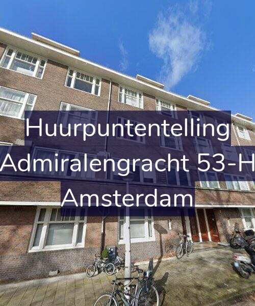 Foto gevel Huurpuntentelling voor Admiralengracht 53-H, Amsterdam
