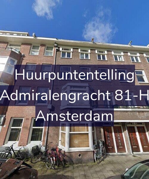 Foto gevel Huurpuntentelling voor Admiralengracht 81-H, Amsterdam