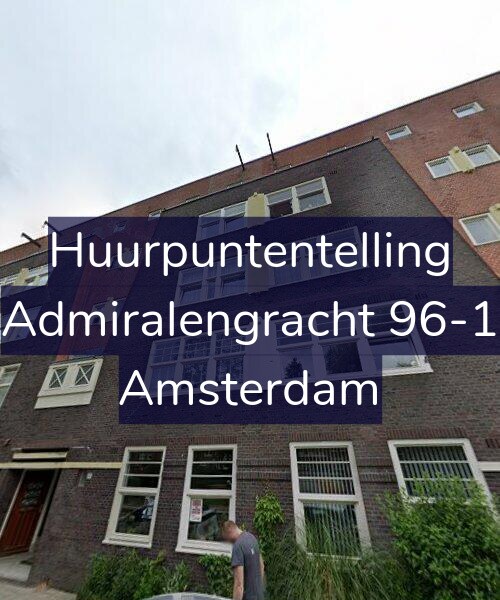Foto gevel Huurpuntentelling voor Admiralengracht 96-1, Amsterdam