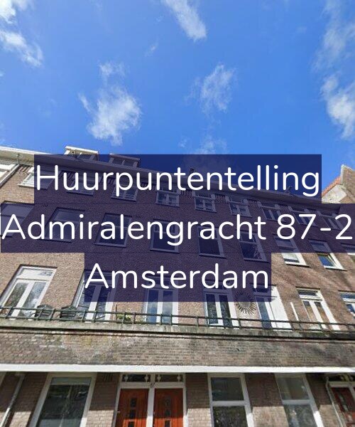 Foto gevel Huurpuntentelling voor Admiralengracht 87-2, Amsterdam