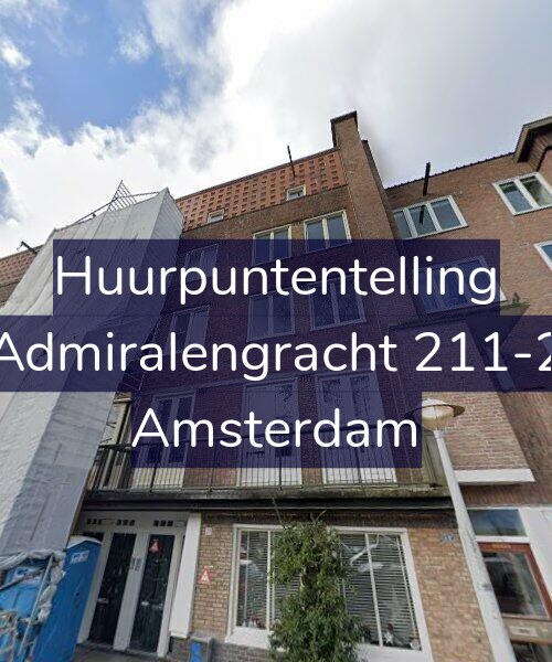 Foto gevel Huurpuntentelling voor Admiralengracht 211-2, Amsterdam