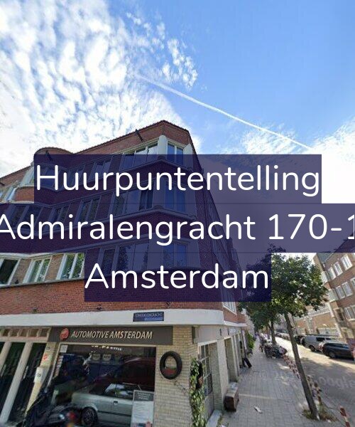 Foto gevel Huurpuntentelling voor Admiralengracht 170-1, Amsterdam