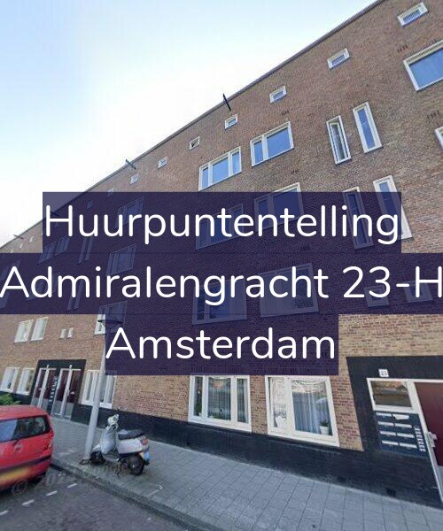 Foto gevel Huurpuntentelling voor Admiralengracht 23-H, Amsterdam
