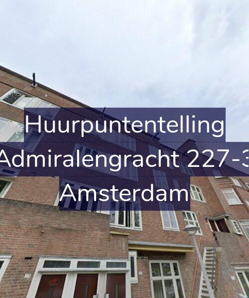 Foto gevel Huurpuntentelling voor Admiralengracht 227-3, Amsterdam