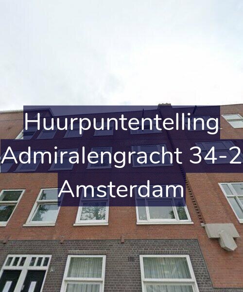 Foto gevel Huurpuntentelling voor Admiralengracht 34-2, Amsterdam