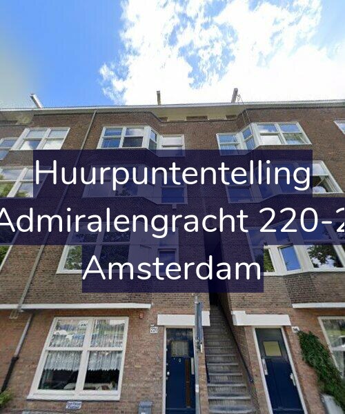 Foto gevel Huurpuntentelling voor Admiralengracht 220-2, Amsterdam