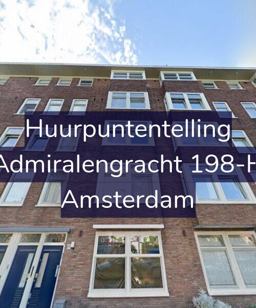 Foto gevel Huurpuntentelling voor Admiralengracht 198-H, Amsterdam