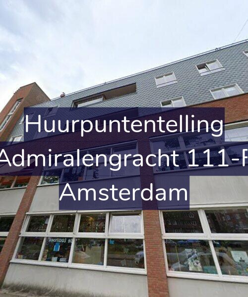 Foto gevel Huurpuntentelling voor Admiralengracht 111-F, Amsterdam