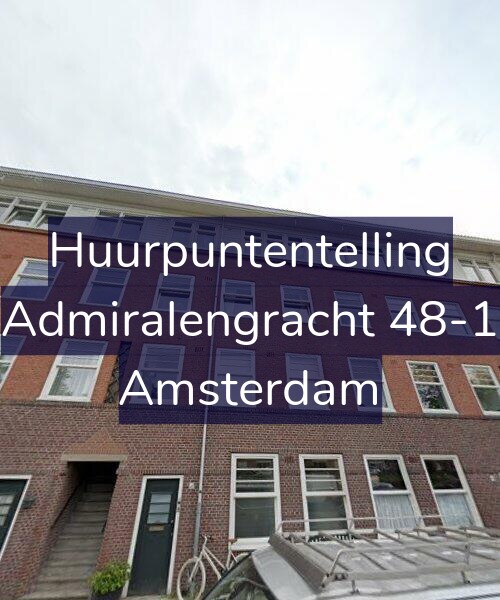 Foto gevel Huurpuntentelling voor Admiralengracht 48-1, Amsterdam