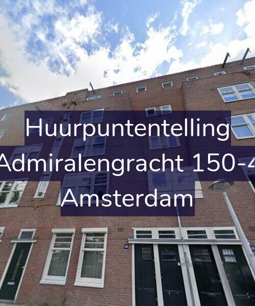 Foto gevel Huurpuntentelling voor Admiralengracht 150-4, Amsterdam