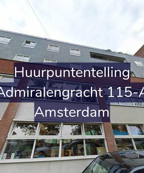 Foto gevel Huurpuntentelling voor Admiralengracht 115-A, Amsterdam