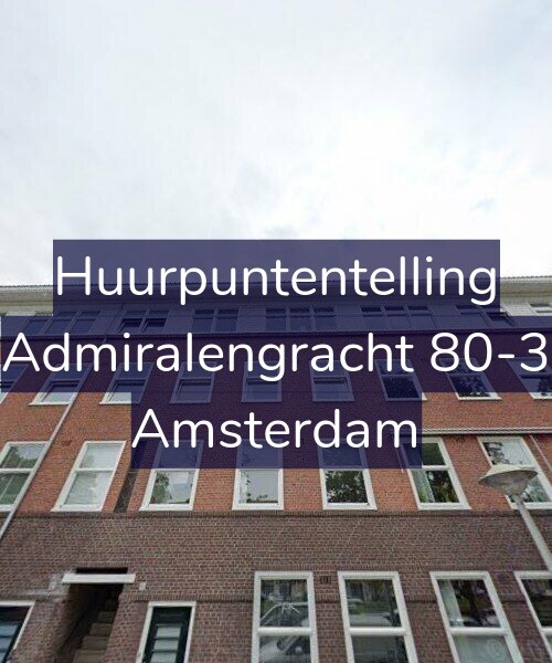 Foto gevel Huurpuntentelling voor Admiralengracht 80-3, Amsterdam