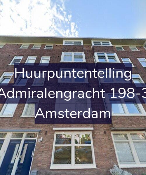Foto gevel Huurpuntentelling voor Admiralengracht 198-3, Amsterdam