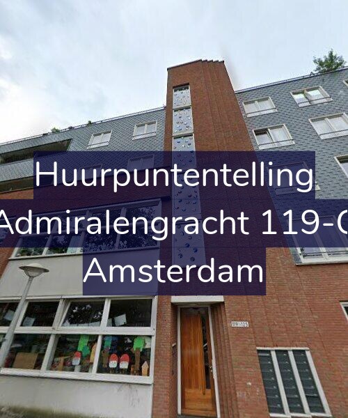 Foto gevel Huurpuntentelling voor Admiralengracht 119-C, Amsterdam