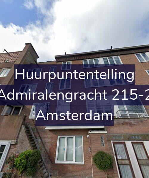 Foto gevel Huurpuntentelling voor Admiralengracht 215-2, Amsterdam