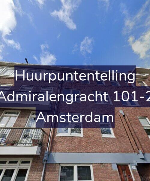 Foto gevel Huurpuntentelling voor Admiralengracht 101-2, Amsterdam