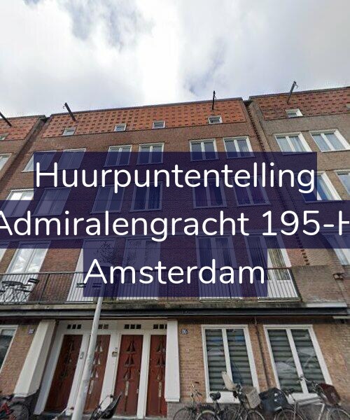 Foto gevel Huurpuntentelling voor Admiralengracht 195-H, Amsterdam