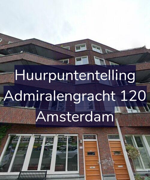 Foto gevel Huurpuntentelling voor Admiralengracht 120, Amsterdam