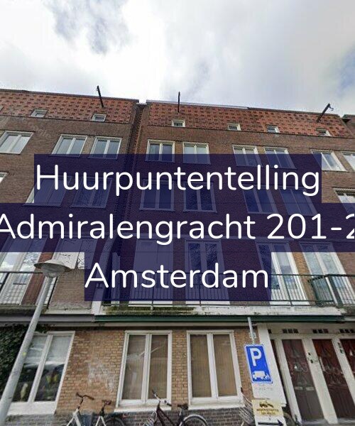 Foto gevel Huurpuntentelling voor Admiralengracht 201-2, Amsterdam