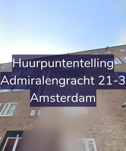 Foto gevel Huurpuntentelling voor Admiralengracht 21-3, Amsterdam