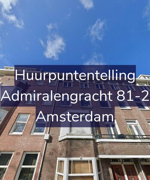 Foto gevel Huurpuntentelling voor Admiralengracht 81-2, Amsterdam