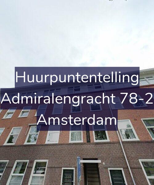 Foto gevel Huurpuntentelling voor Admiralengracht 78-2, Amsterdam